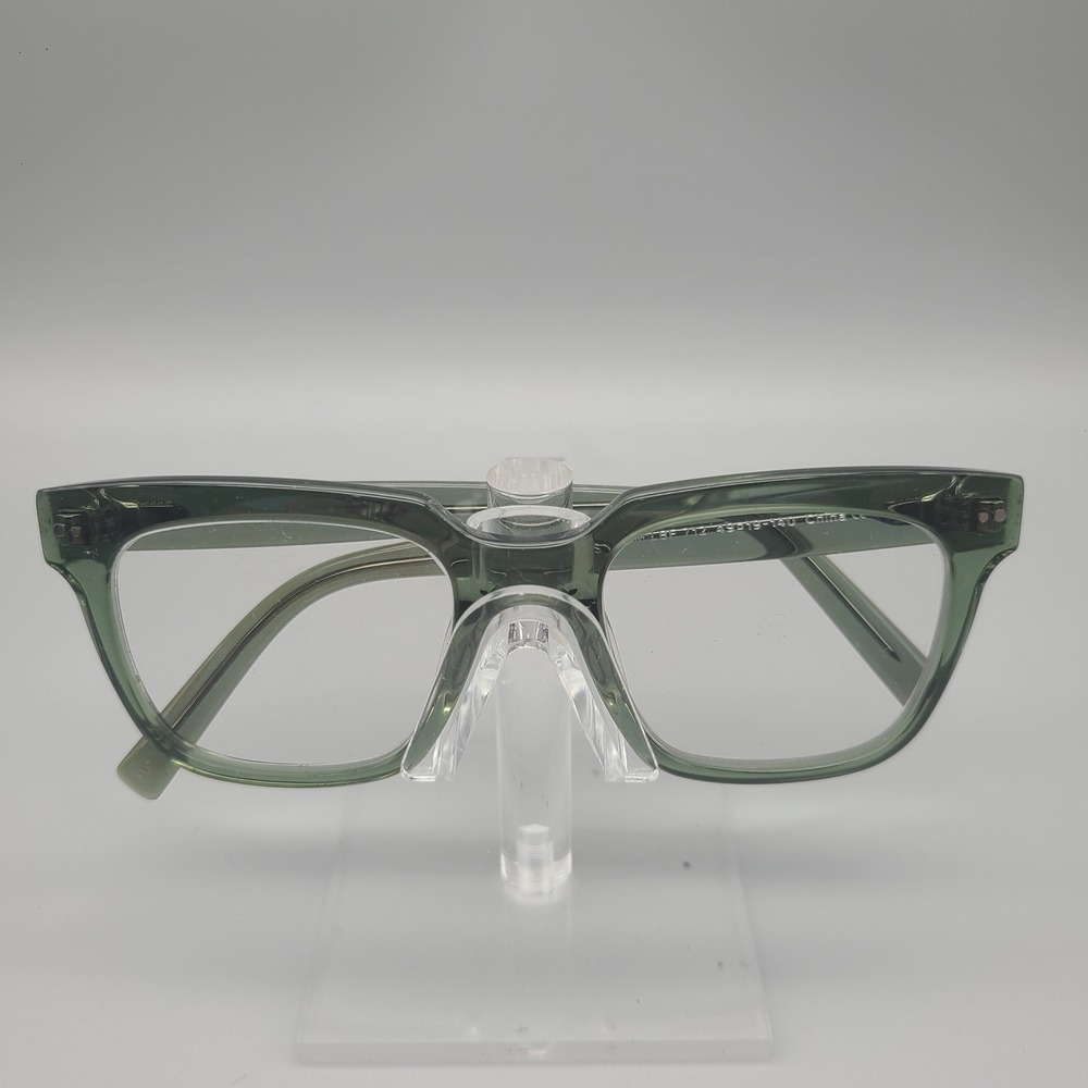 Warby Parker Winston M LBF 712 Eyeglasses Sage Green Square Frames 49-19-140